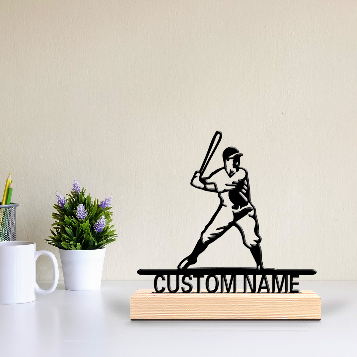 Industrial Laser Cutting - 1pc Cute Personalized Custom batter Metal