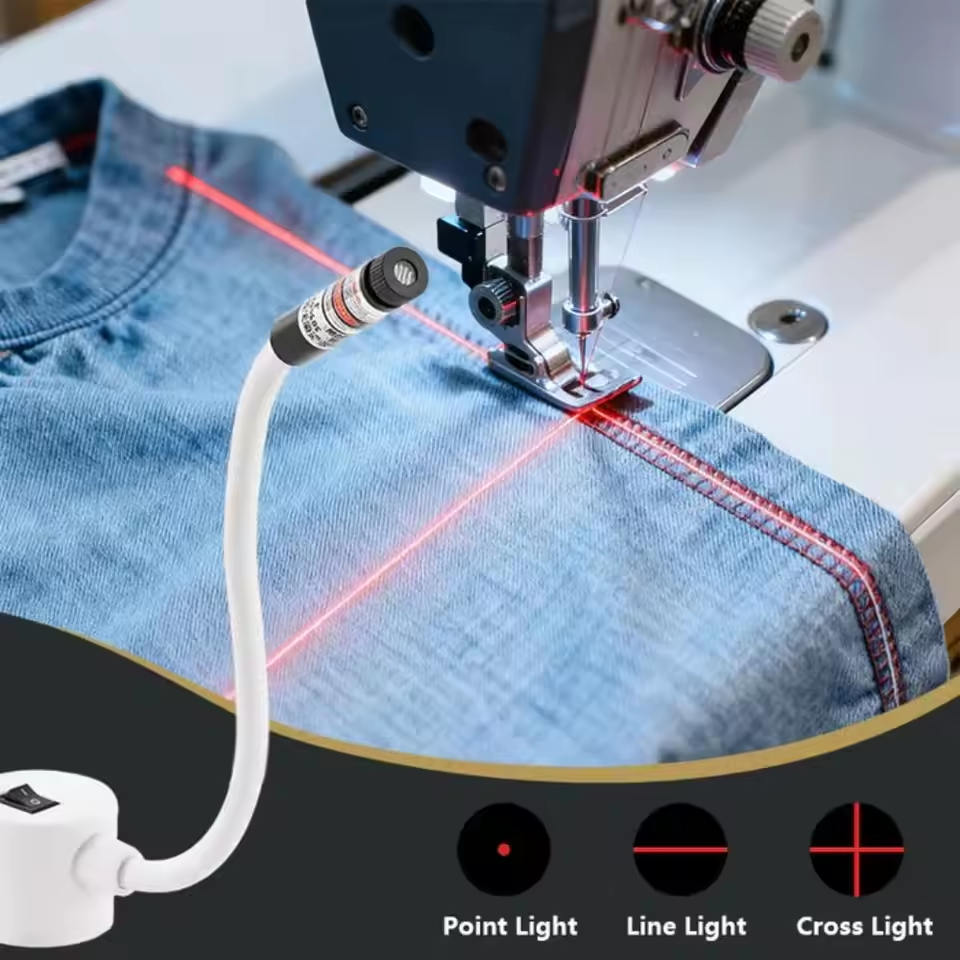 Industrial Laser Cutter - Sewing Vision Guide Light Positioning Beam