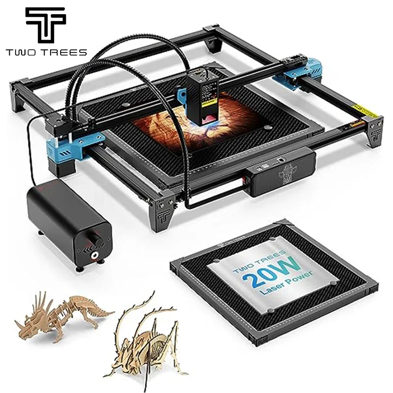 Industrial Laser Cutter - TWOTREES TTS-20 Pro 20W Metal Laser
