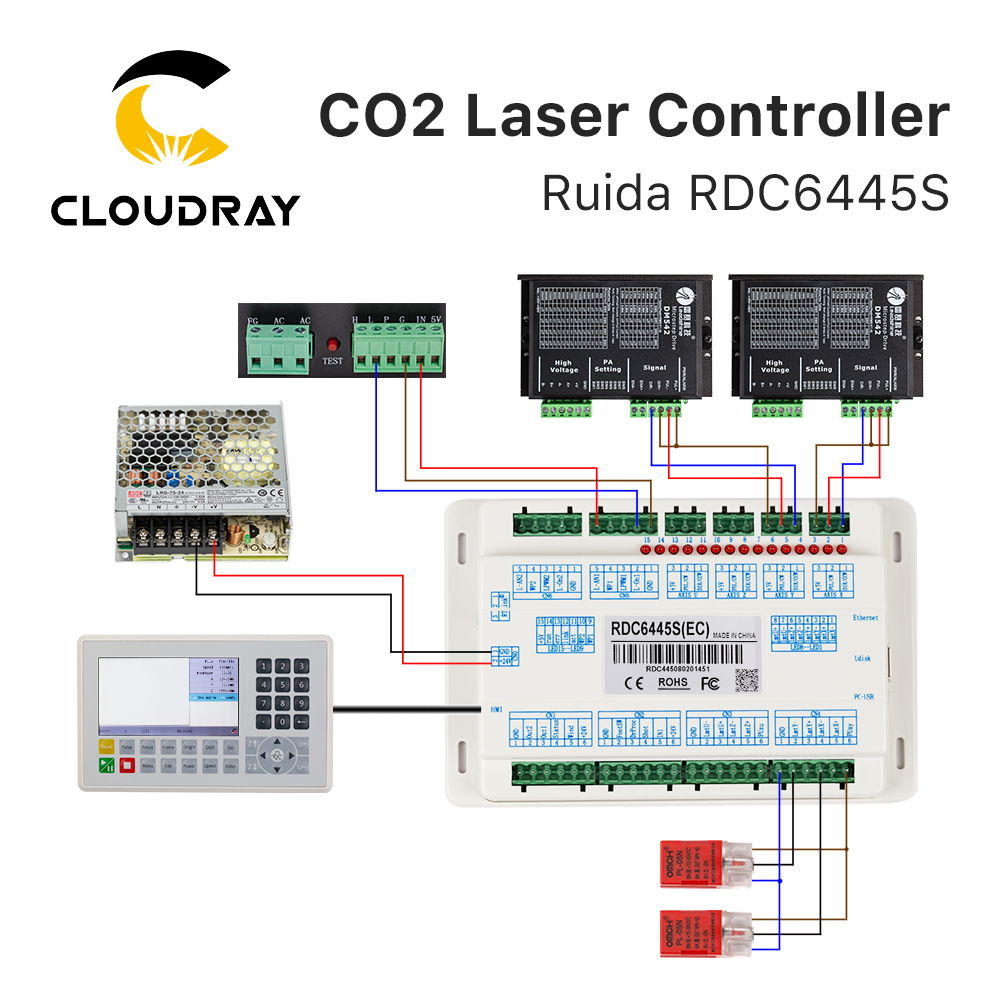 Ruida RDC6445 RDC6445G RDC6445 - Industrial Laser Sensor reseña y precio