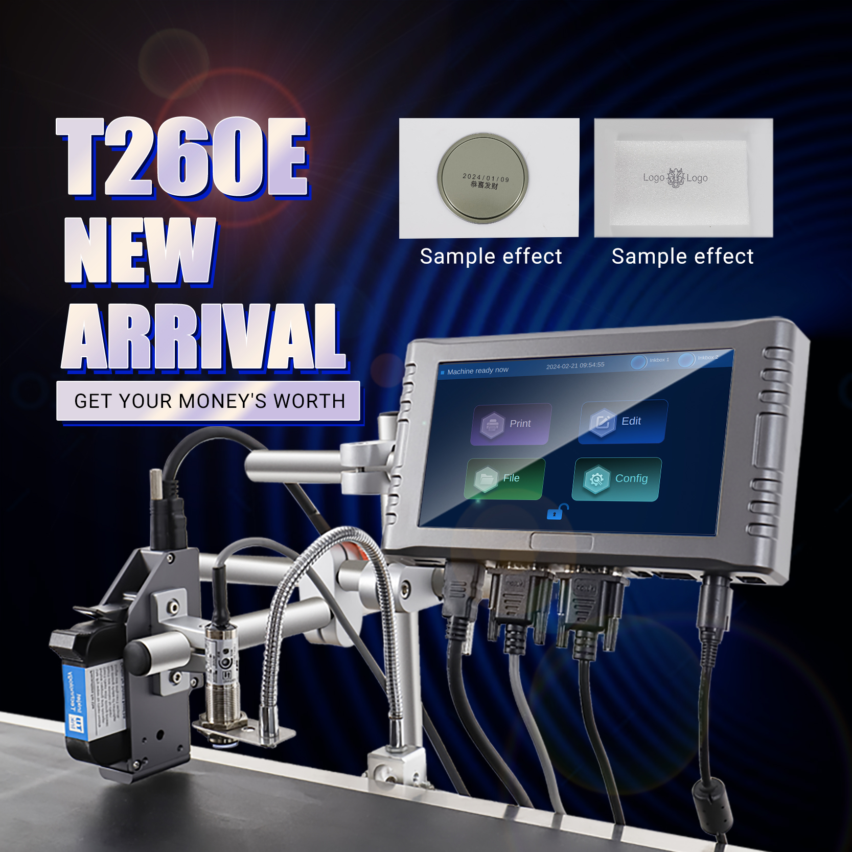 Newest OEM/ODM T260E Affordabl - Industrial Print & Laser Inc reseña y precio