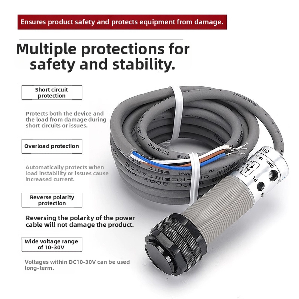 Cylindrical Photoelectric Swit - Limit Switch Cnc reseña y precio