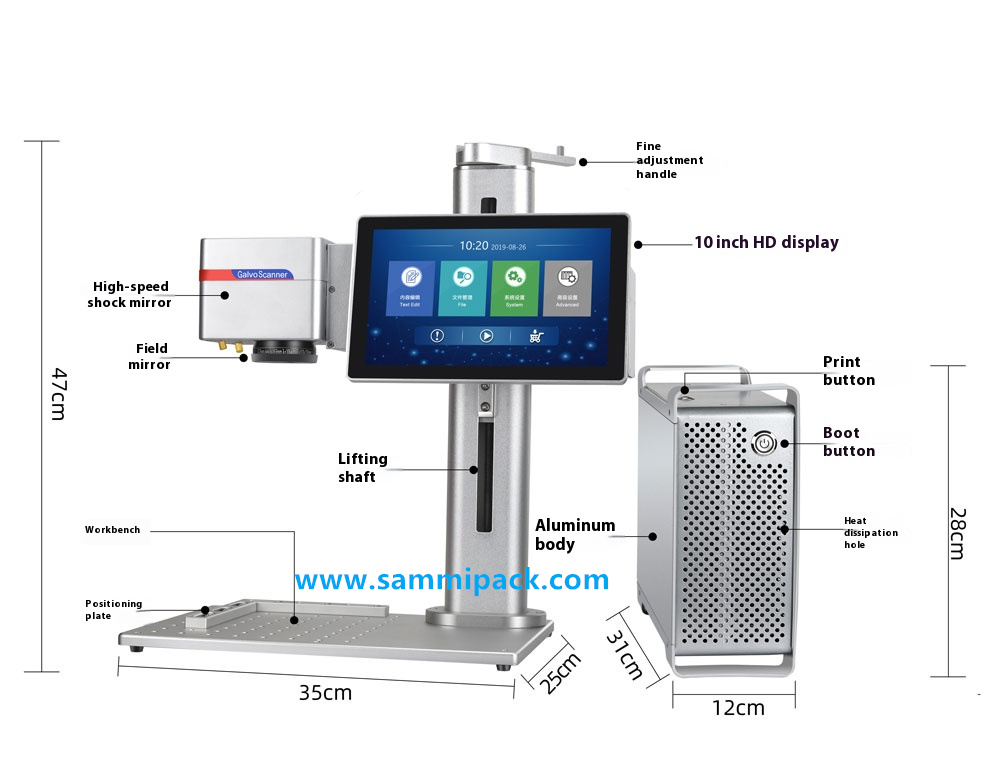 Upgraded Industrial Fiber Lase - Industrial Laser Machine Price reseña y precio
