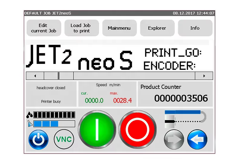 Leibinger JET2neoS Continuous  - Industrial Print & Laser Inc reseña y precio