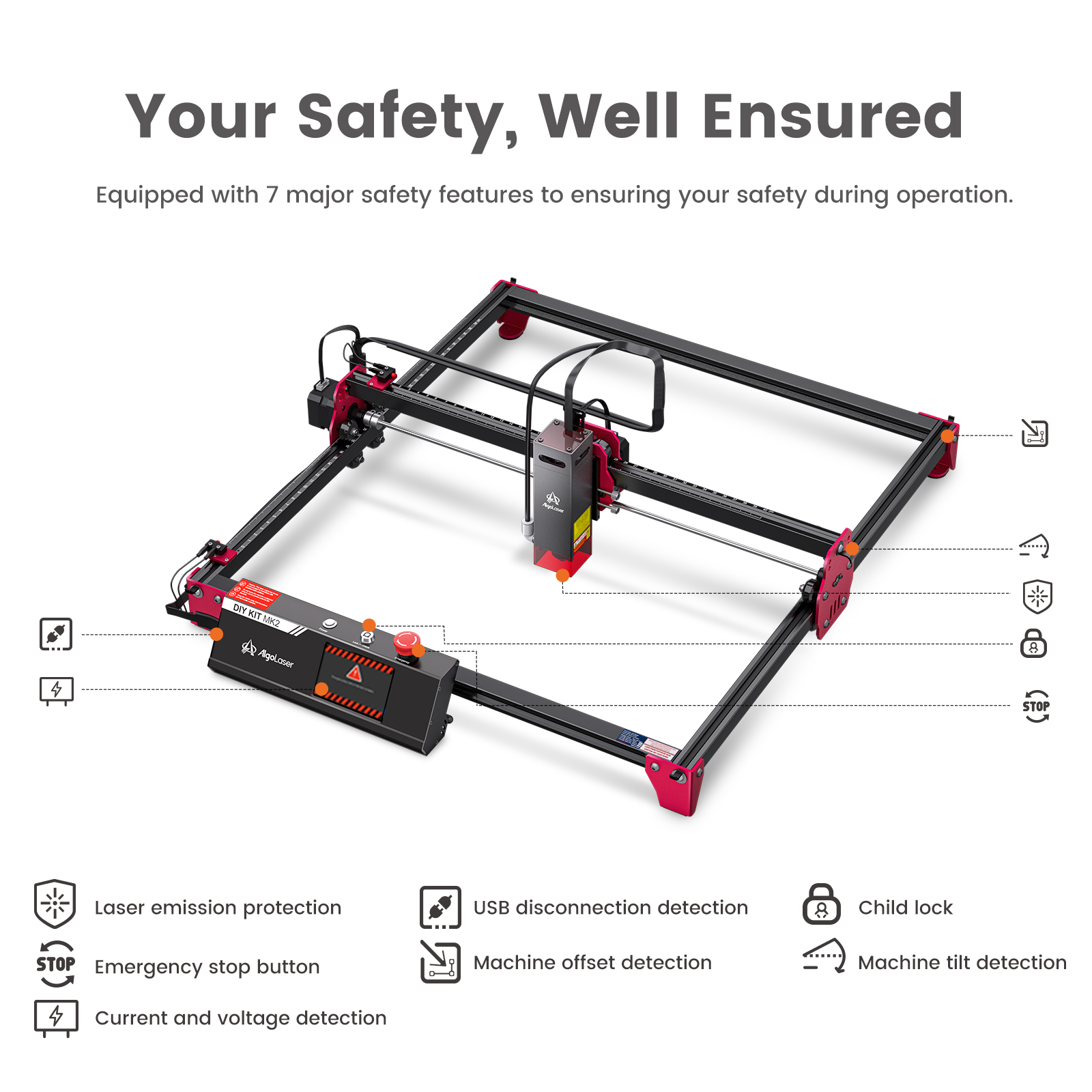 AlgoLaser Laser Engraving Mach - Industrial Laser Cutter reseña y precio