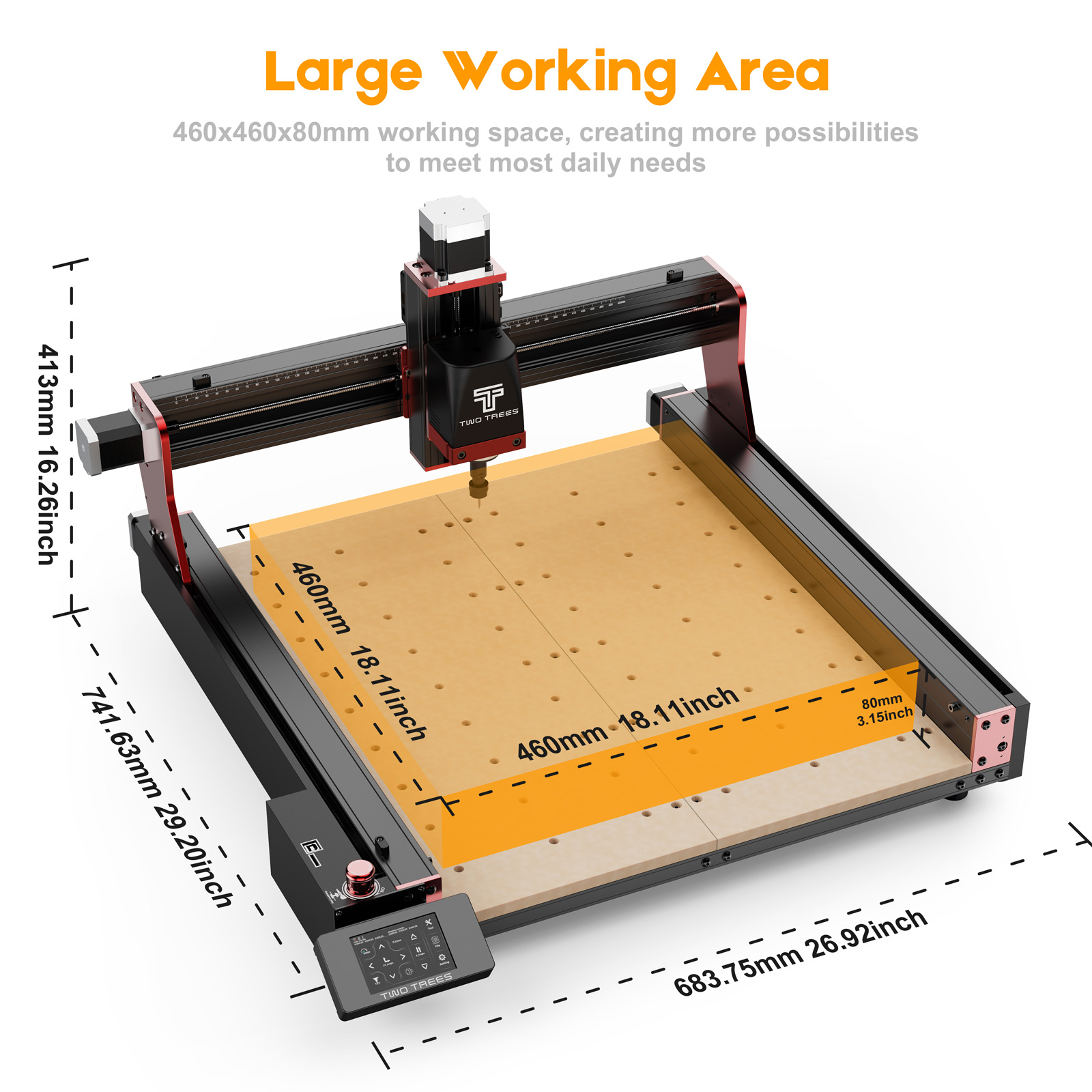 TWOTREES TTC450 pro CNC woodwo - Limit Switch Cnc reseña y precio