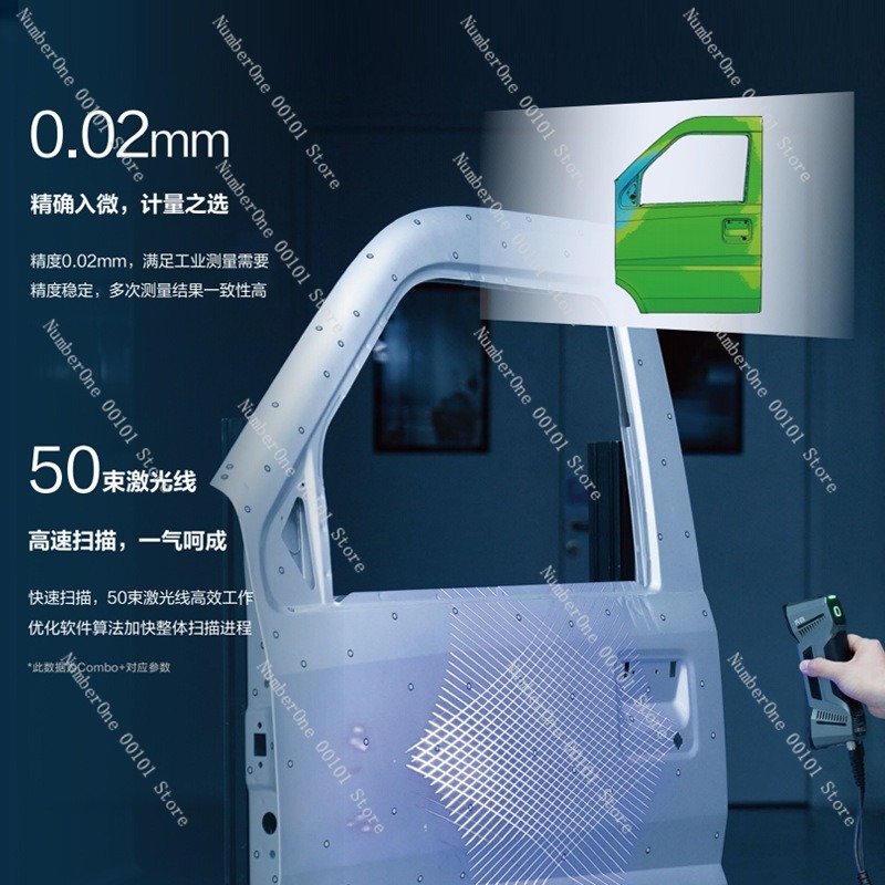 Industrial 3D Handheld Scanner - Industrial Laser Measuring Device reseña y precio