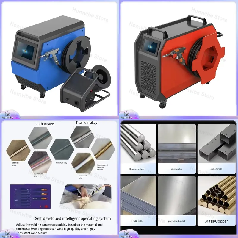 Four-in-One Air-Cooled Laser W - Industrial Handheld Laser Welding Machine reseña y precio