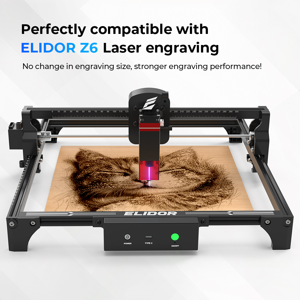 ELIDOR Z6 6W/12W Laser Module  - Industrial Laser Cutter reseña y precio