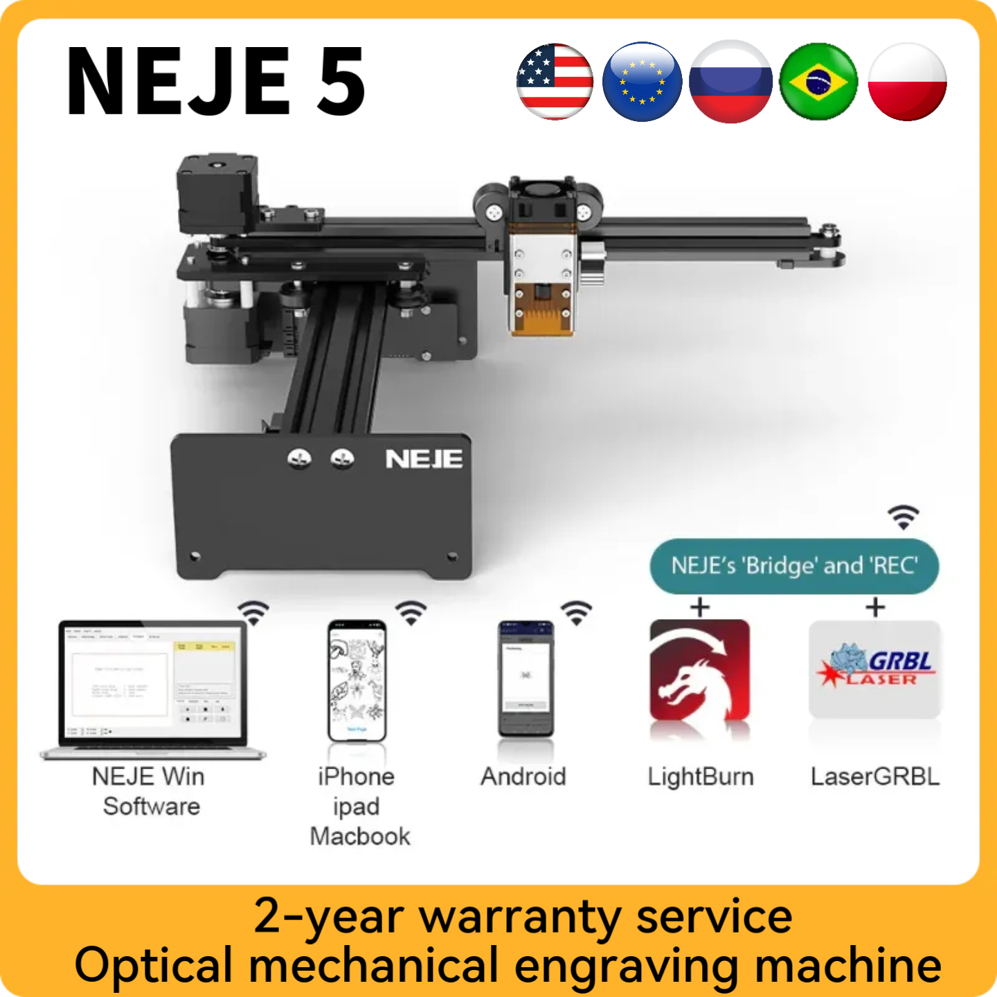 7W/12W Wood Cutting Machine NE - Industrial Laser Cutter reseña y precio