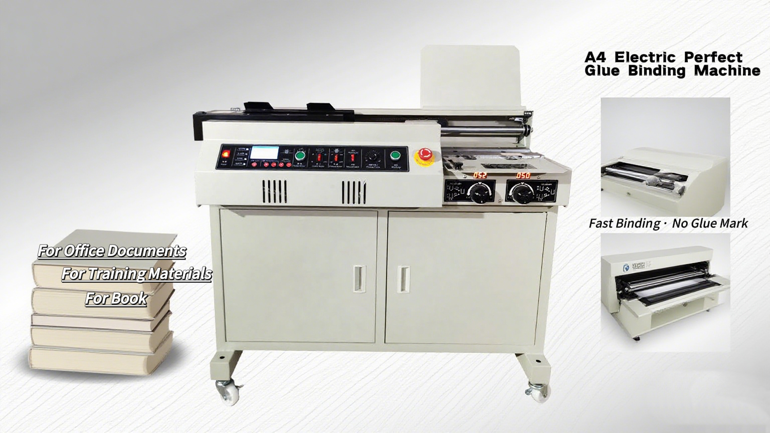 Glue Binding Equipment High-Sp - Industrial Print & Laser Inc reseña y precio