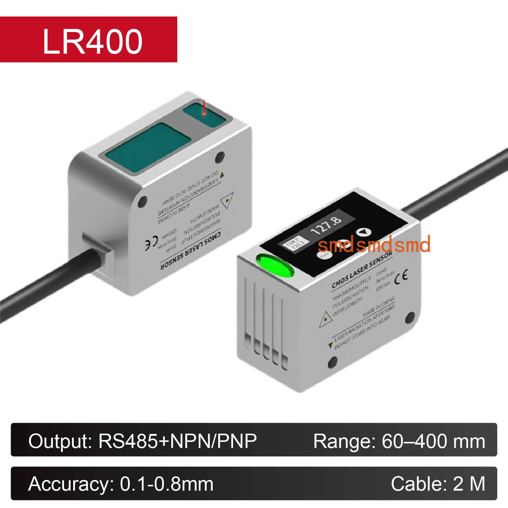 LR400 Laser Displacement Senso - Industrial Laser Displacement Sensor reseña y precio
