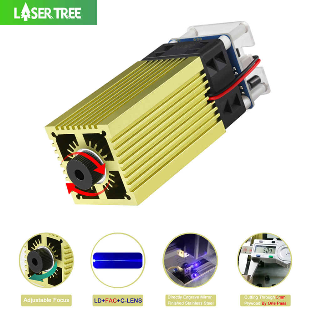 LASER TREE 4W 5W Laser Module  - Industrial Laser Cutter reseña y precio