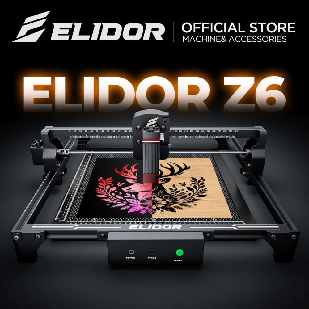 ELIDOR Z6 6W Laser Engraver an - Industrial Laser Cutter reseña y precio