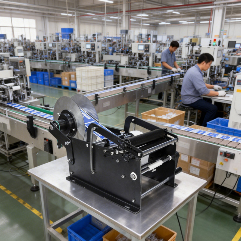 Labeling Device Automatic Roun - Industrial Print & Laser Inc reseña y precio