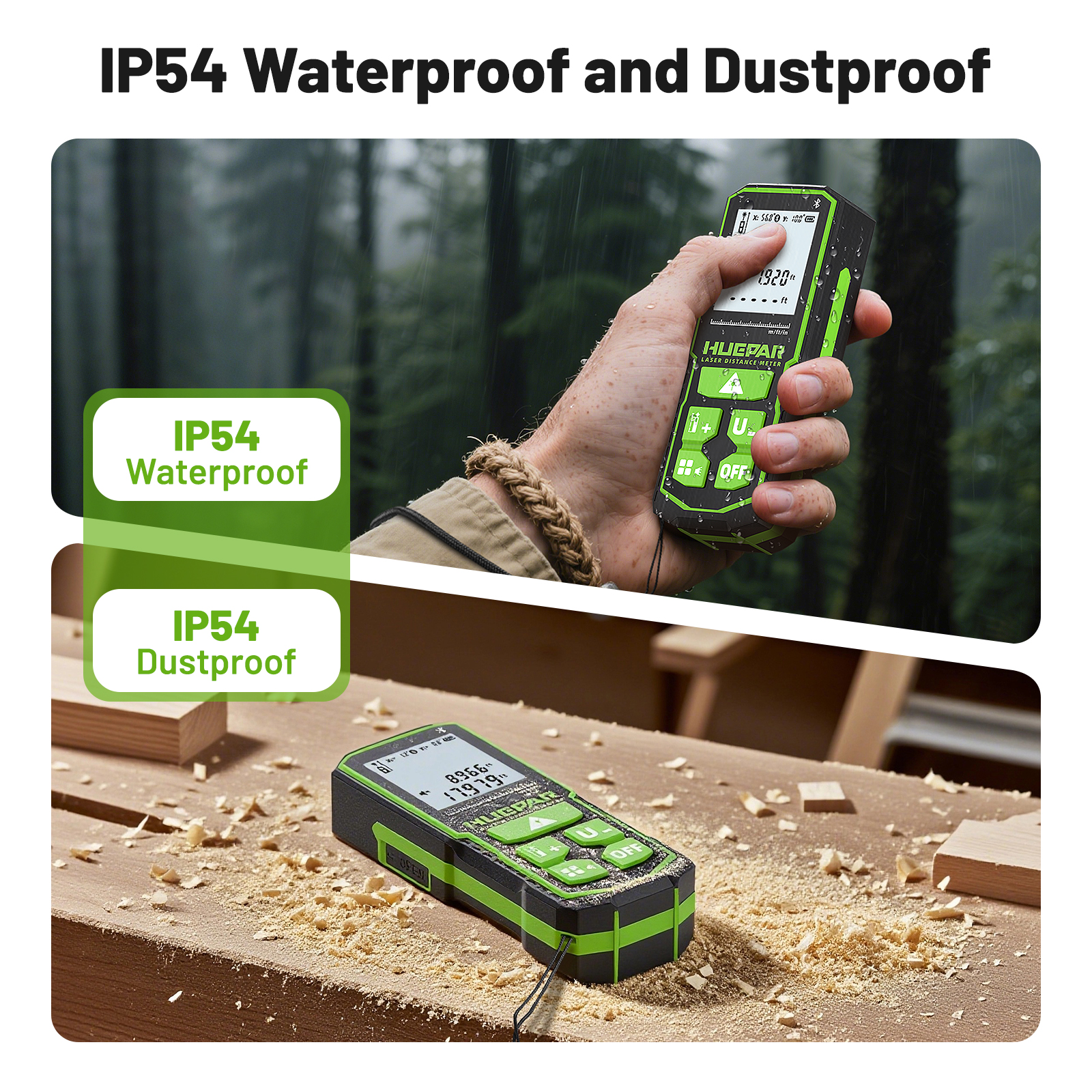Huepar 100m Bluetoothed Laser  - Industrial Laser Displacement Sensor reseña y precio