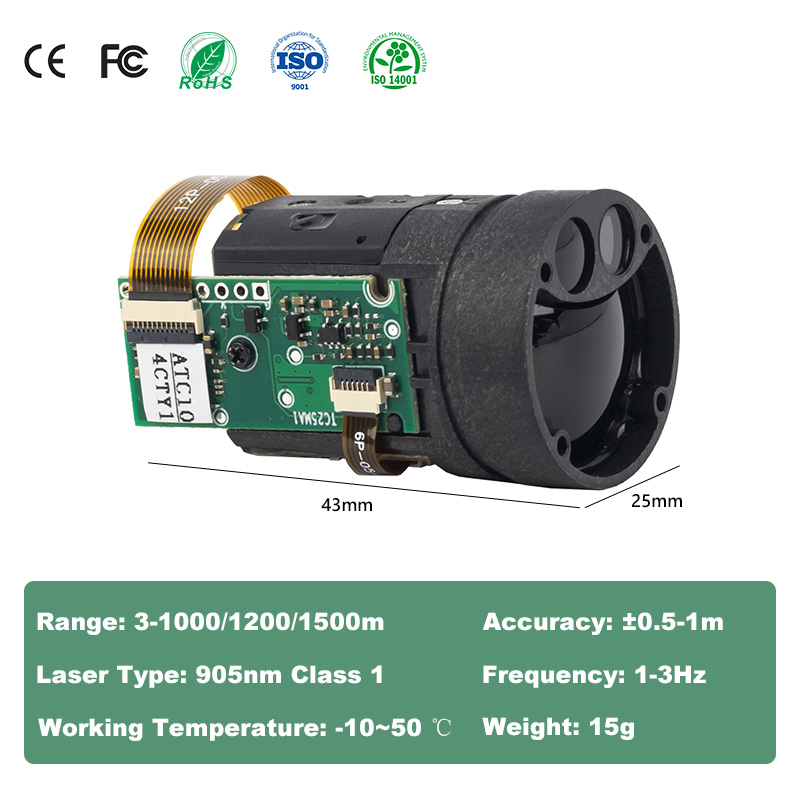 Light Weight 1000m  Night Visi - Industrial Laser Measuring Device reseña y precio