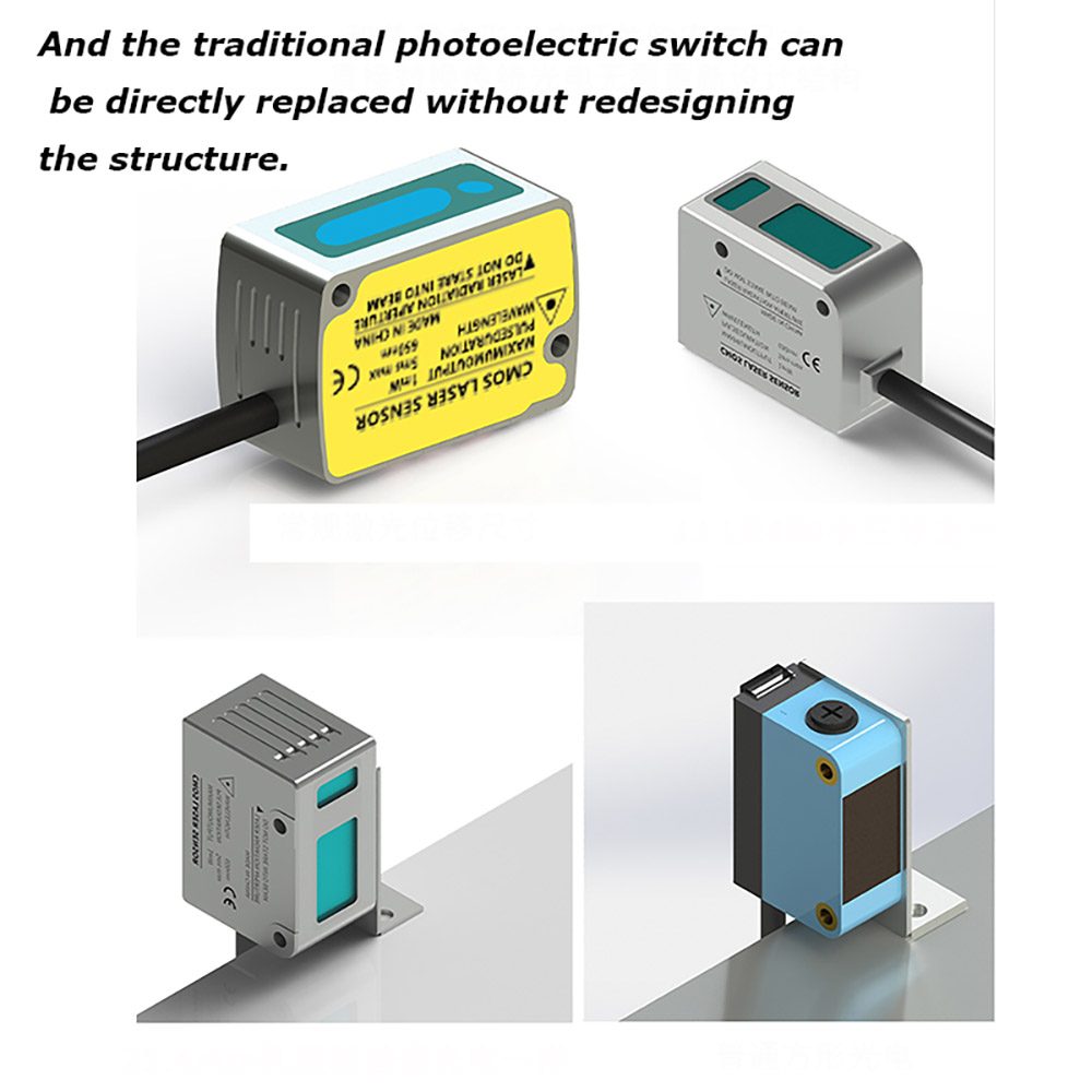0.1mm Accuracy Non‑Contact Las - Industrial Laser Displacement Sensor reseña y precio