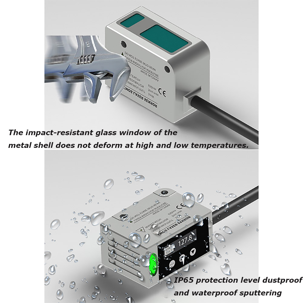 0.1mm Accuracy Non‑Contact Las - Industrial Laser Displacement Sensor reseña y precio