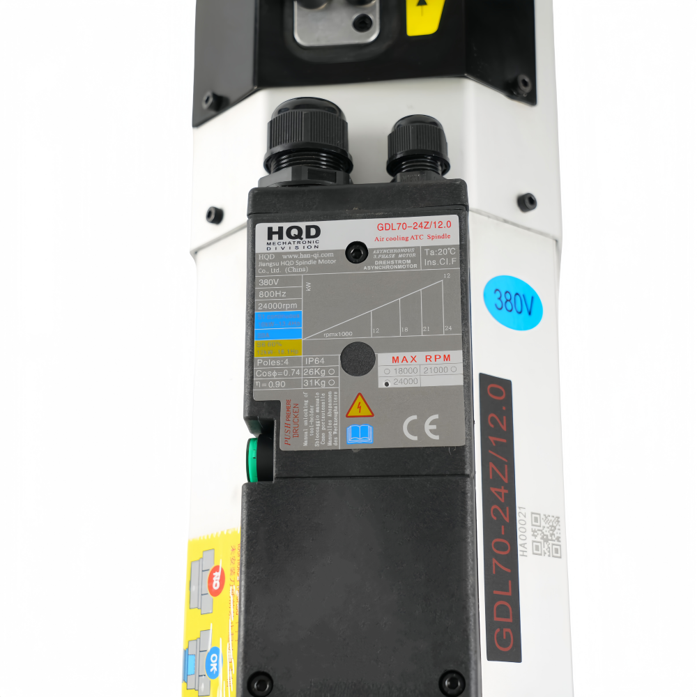 12KW ISO30 Air Cooled ATC Spin - Cnc Spindle Motor reseña y precio