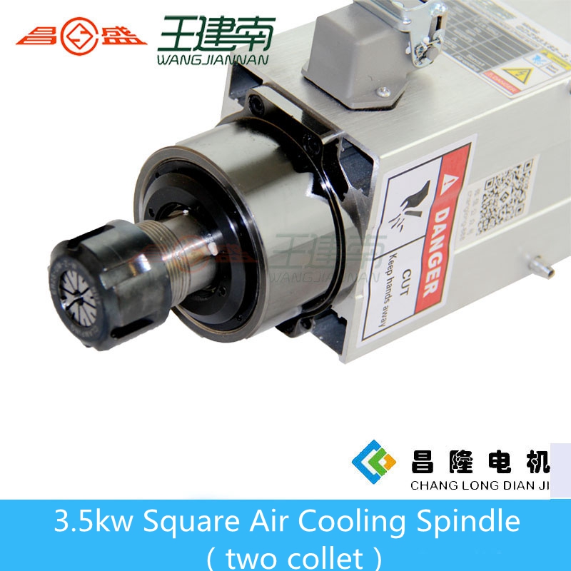 3.5KW Dual Head Air Cooled Spi - Cnc Spindle Motor reseña y precio