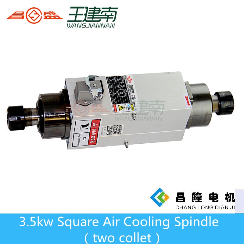 3.5KW Dual Head Air Cooled Spi - Cnc Spindle Motor reseña y precio