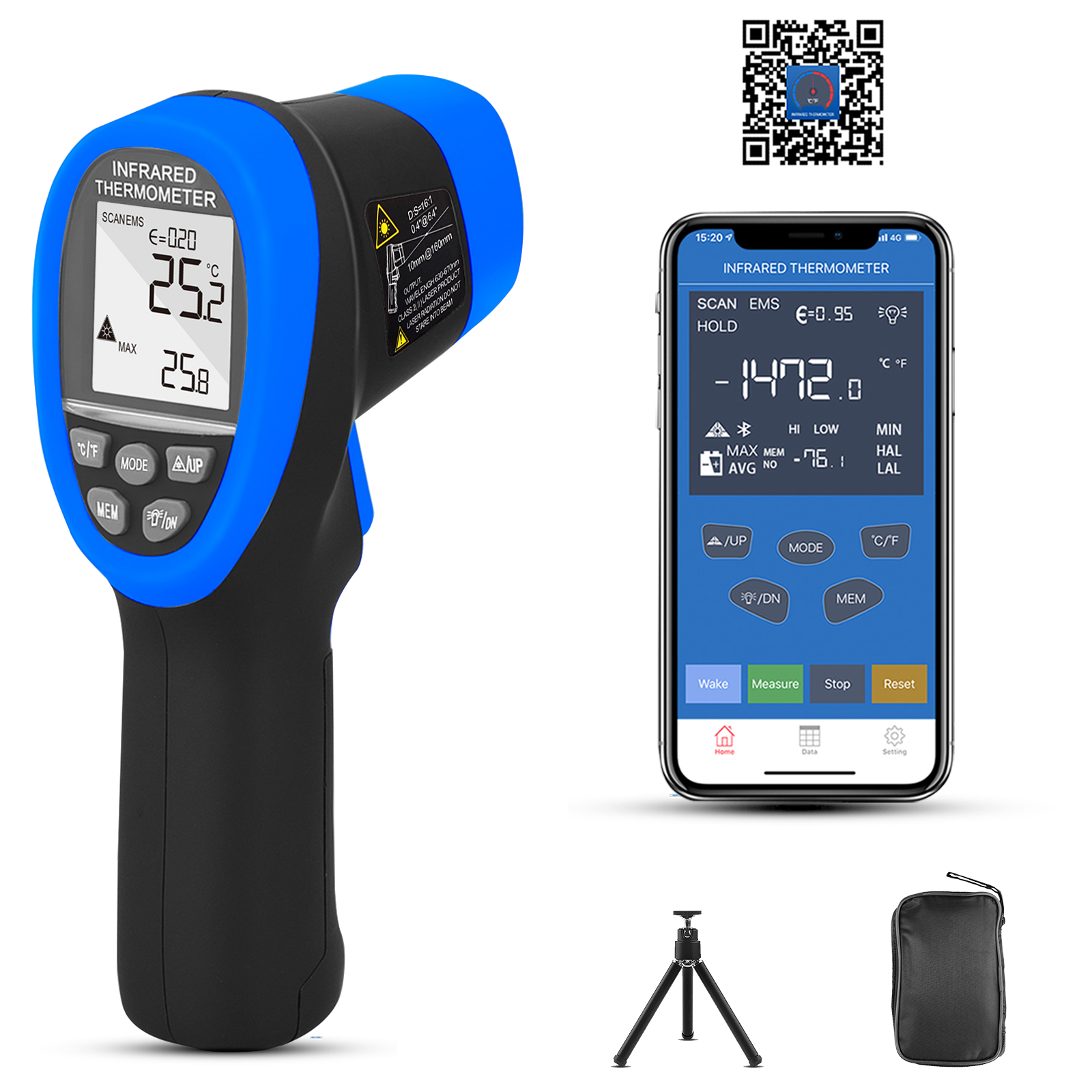 Infrared thermometer,digital l - Industrial Laser Measuring Device reseña y precio